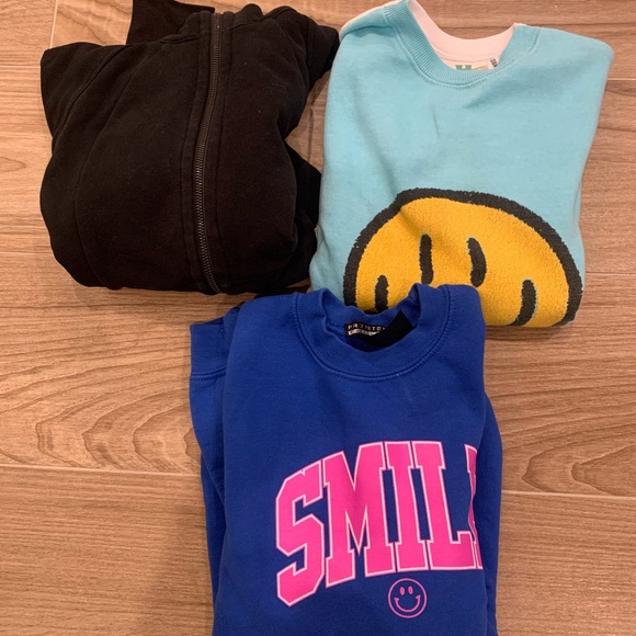 Firm price is Bundle 3 sweatshirts Lululemon vintage havana and prince Peter - Picture 1 of 1